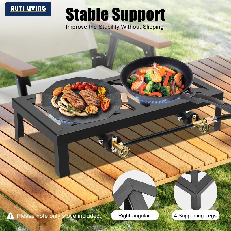 Draagbare 1/2-pits gasfornuis  - Home Cooking Gas recensie en prijs
