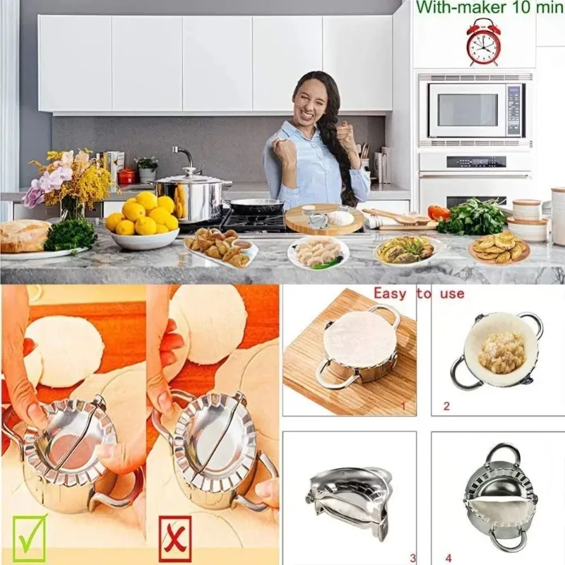 Roestvrijstalen Dumplingvormpe - Gyoza Dumpling Maker recensie en prijs