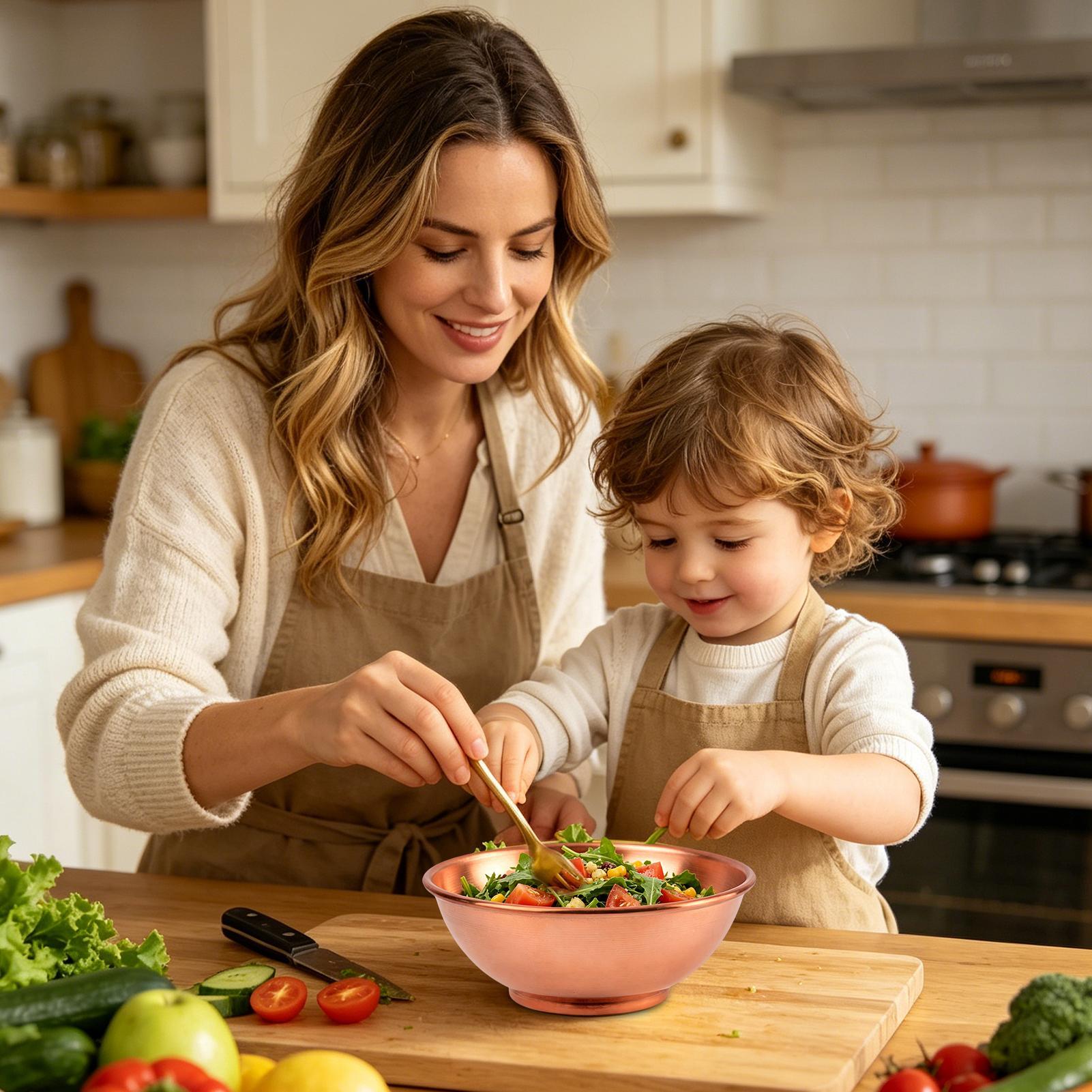 Koperen kom Grote opbergcontai - Home Cooking Recipes recensie en prijs